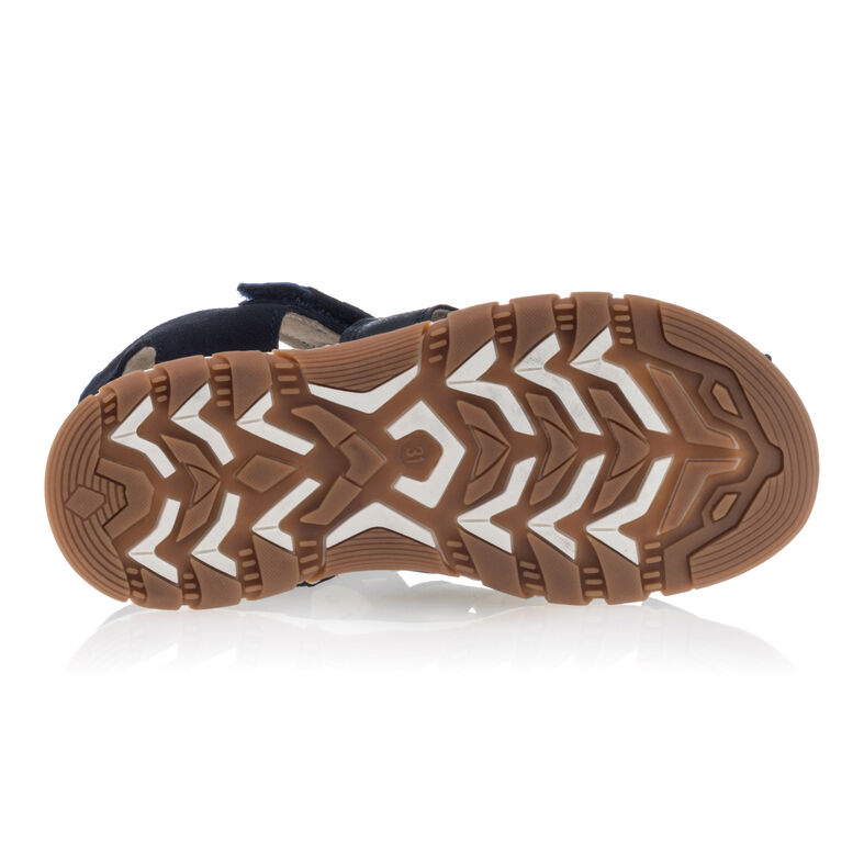 Blaue Jungen-Sandalen / Zehenfreie Schuhe