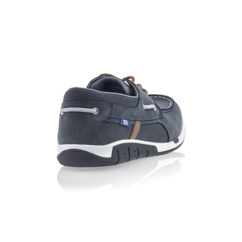 Blaue Herren-Loafer/Bootsschuhe