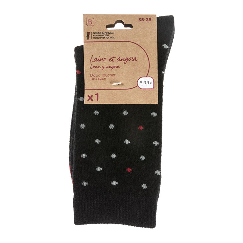 Meias e collants pretos femininos