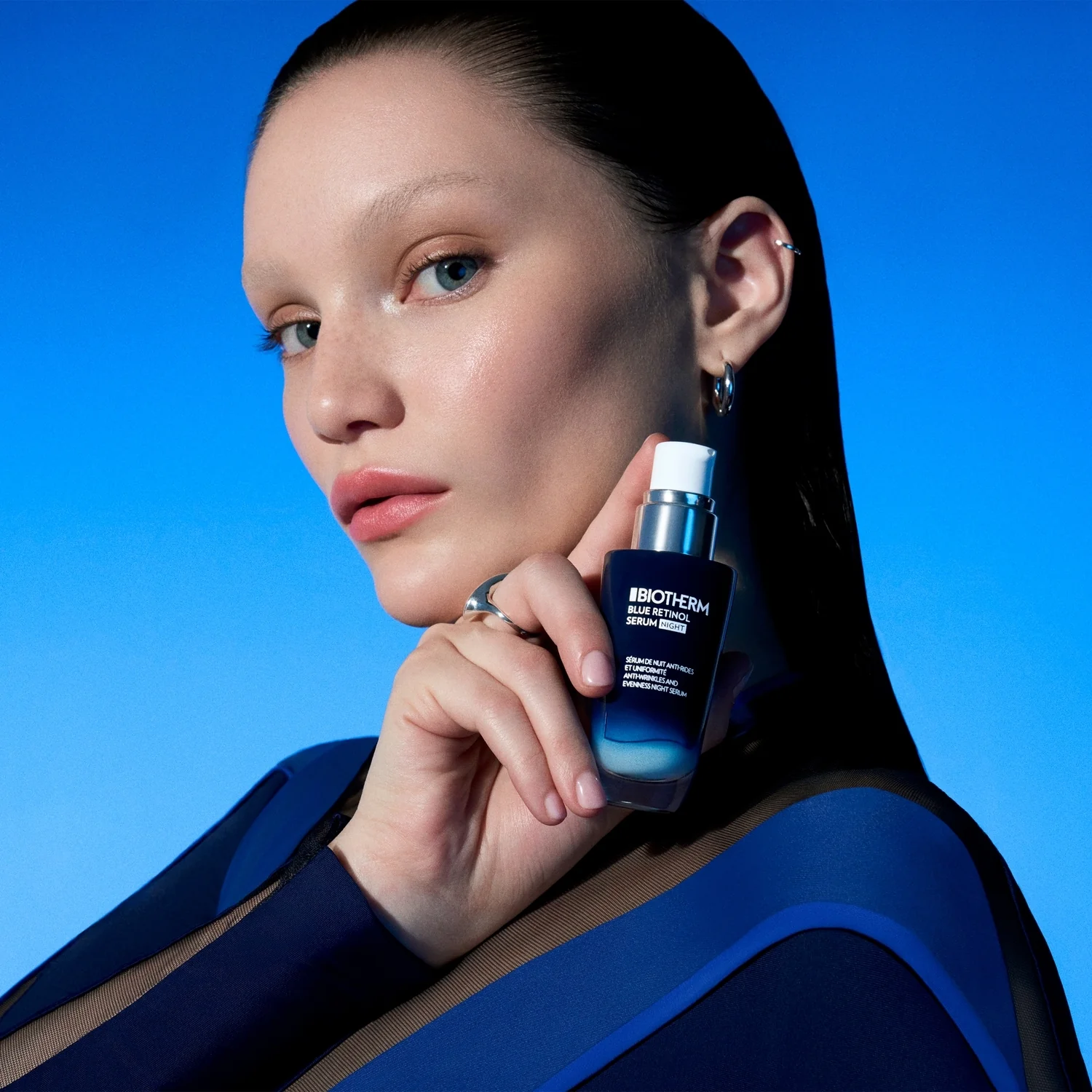 Blue Therapy Blue Retinol Night Serum - Tratt.viso notte antirughe, Siero viso antirughe