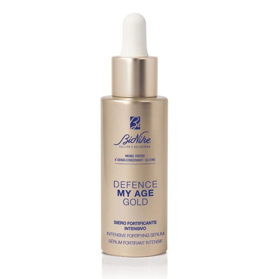 Defence My Age Gold - Siero Fortificante Intensivo - Siero viso nutriente, Siero viso effetto globale