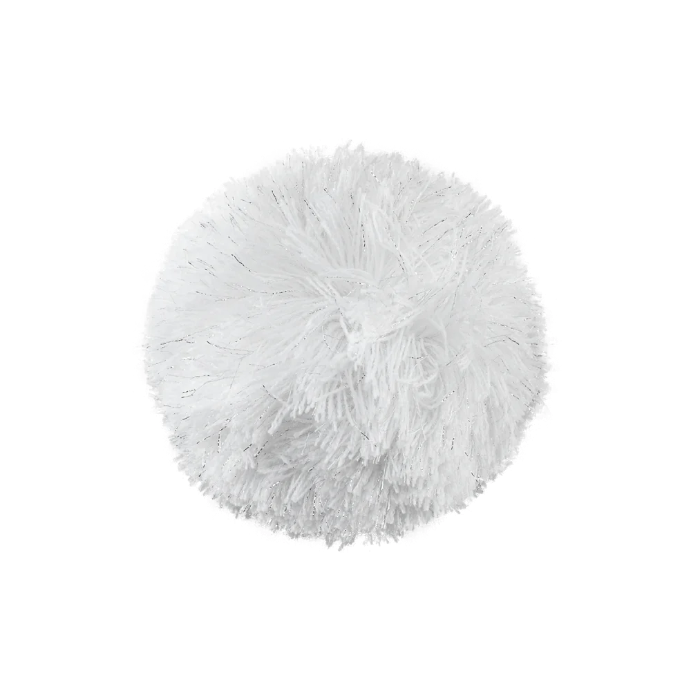 Pompon Silver/White Lurex