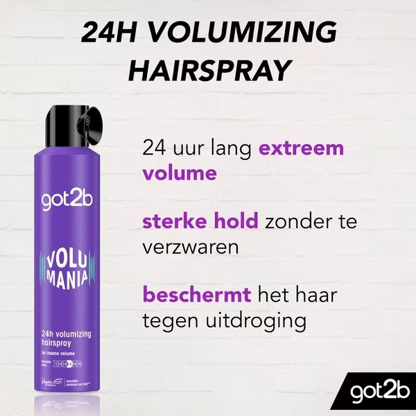 Got2B Volumania 24H lak za volumen las<br>300ml