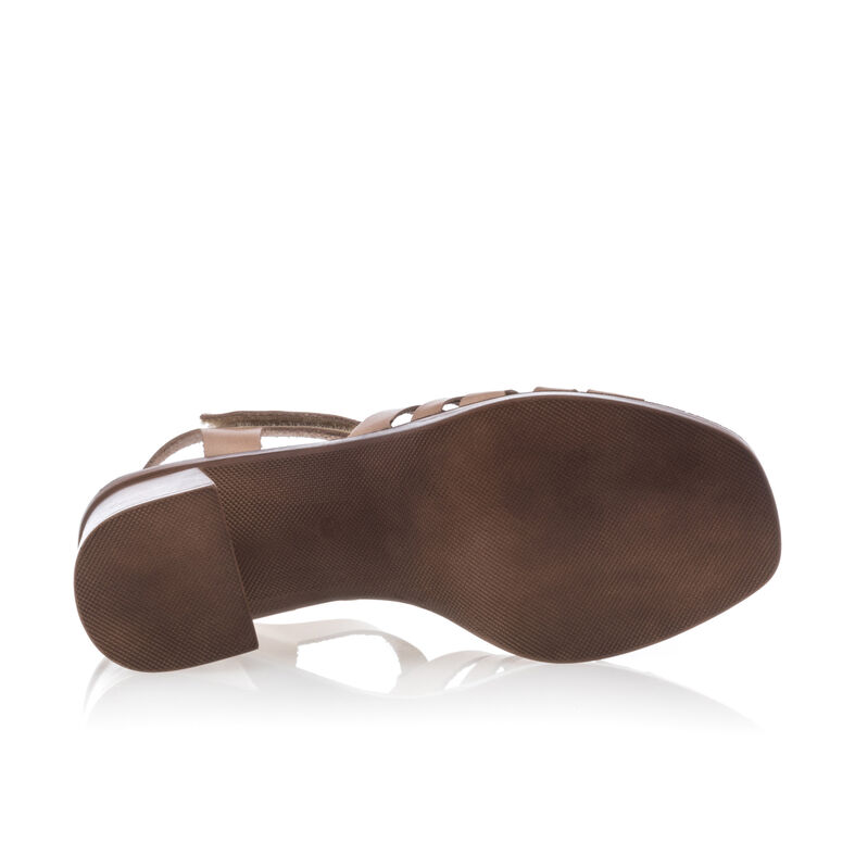 Beige Damen-Sandalen / Zehenfreie Schuhe