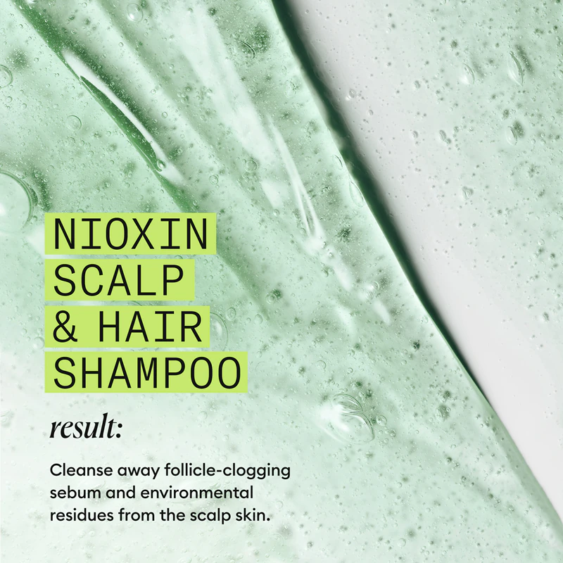 Shampoo Nioxin System 2 para Couro Cabeludo e Cabelo - Shampoo Antiqueda