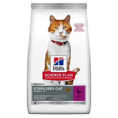 Hill's Science Plan Sterilisierte Katze Ausgewachsene Ente