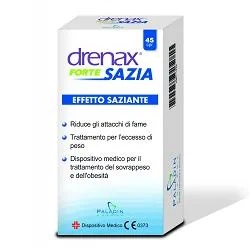DRENAX Drenax Forte Sazia Suplemento alimentar saturado 45 comprimidos Efeito saturado