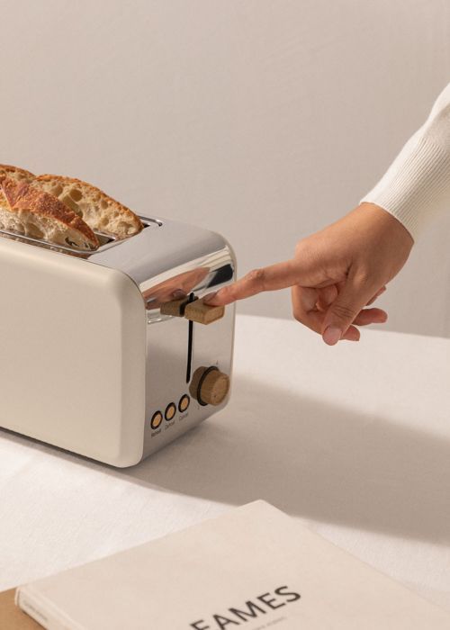 Tostapane - Create - TOAST RETRO - 1500W - Fessure larghe - Stile retrò