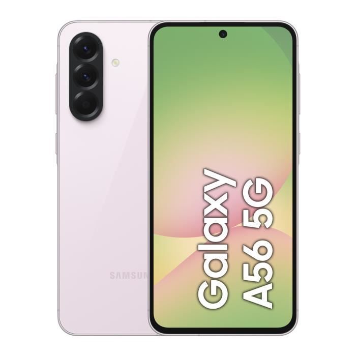 SAMSUNG Galaxy A56 5G Smartphone 128Go Rose - Version Française