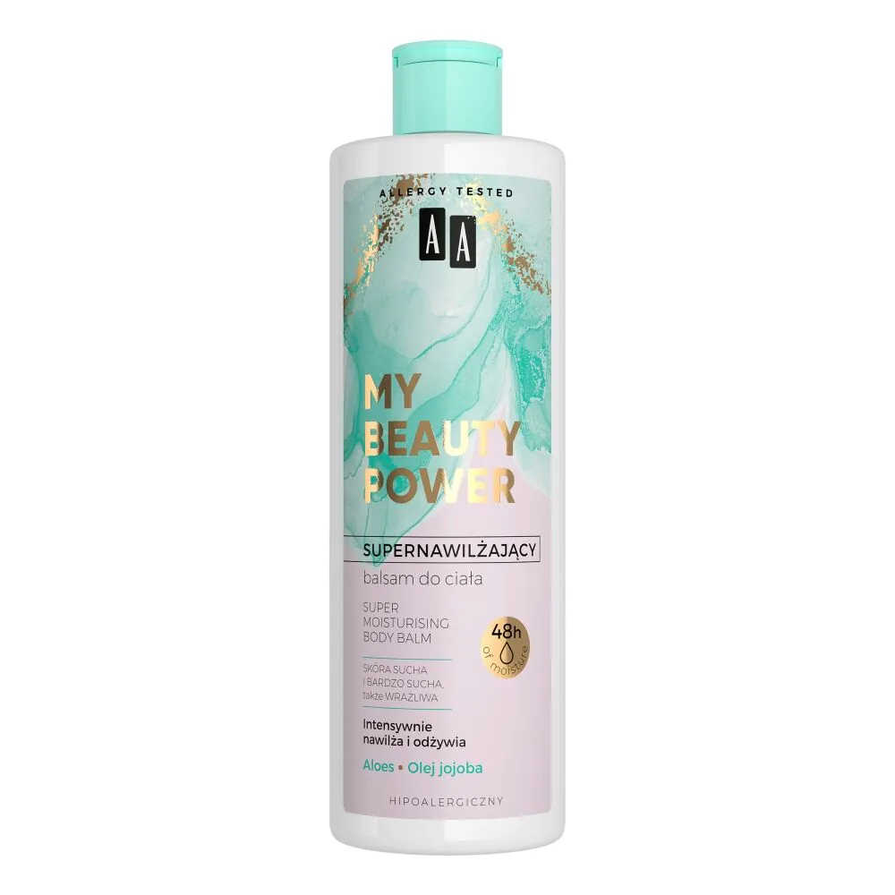 AA My Beauty Power Supernawilżający Balsam do ciała Aloes 48H