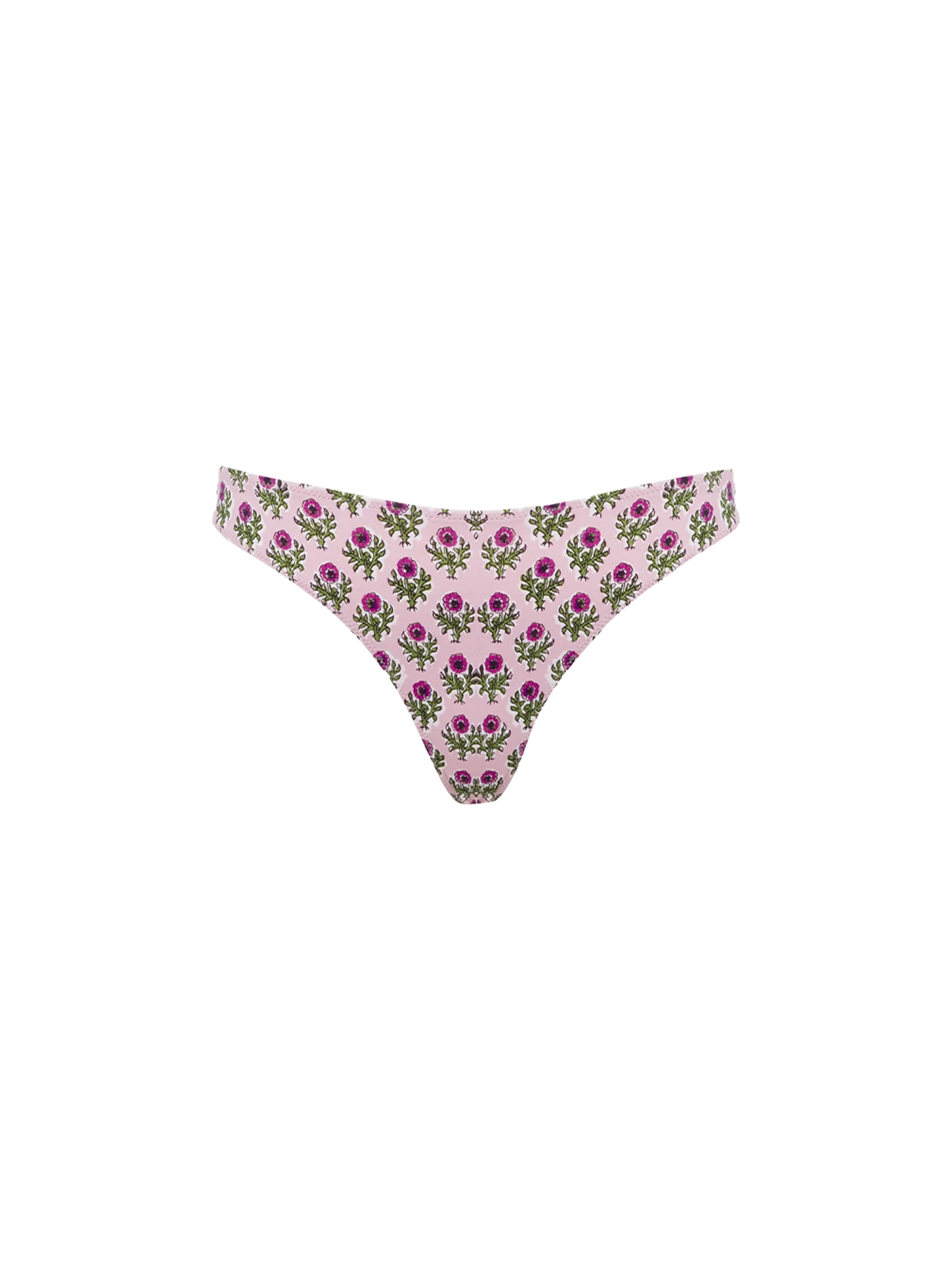 Klassieke dameszwembroek met roze bloemen van Lido