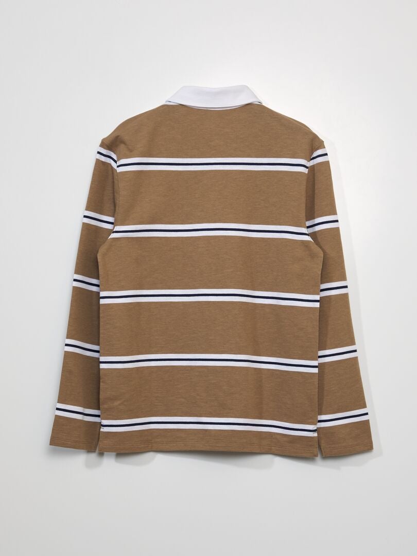 Jersey polo - BEIGE