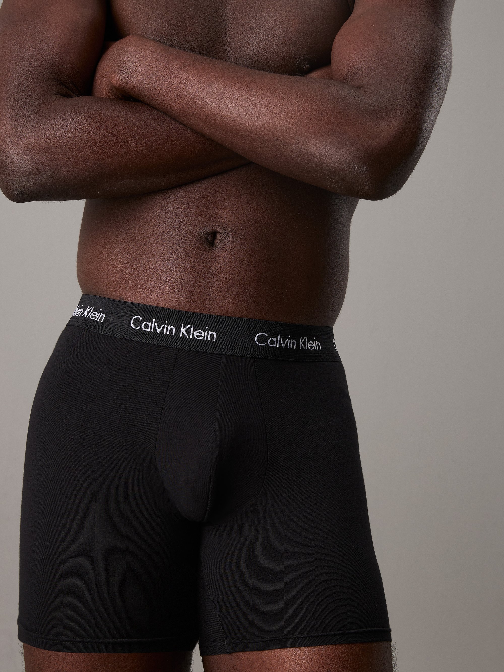 Calvin Klein Unterwäsche Boxershorts, 3er-Pack, Baumwollstretch, schwarz