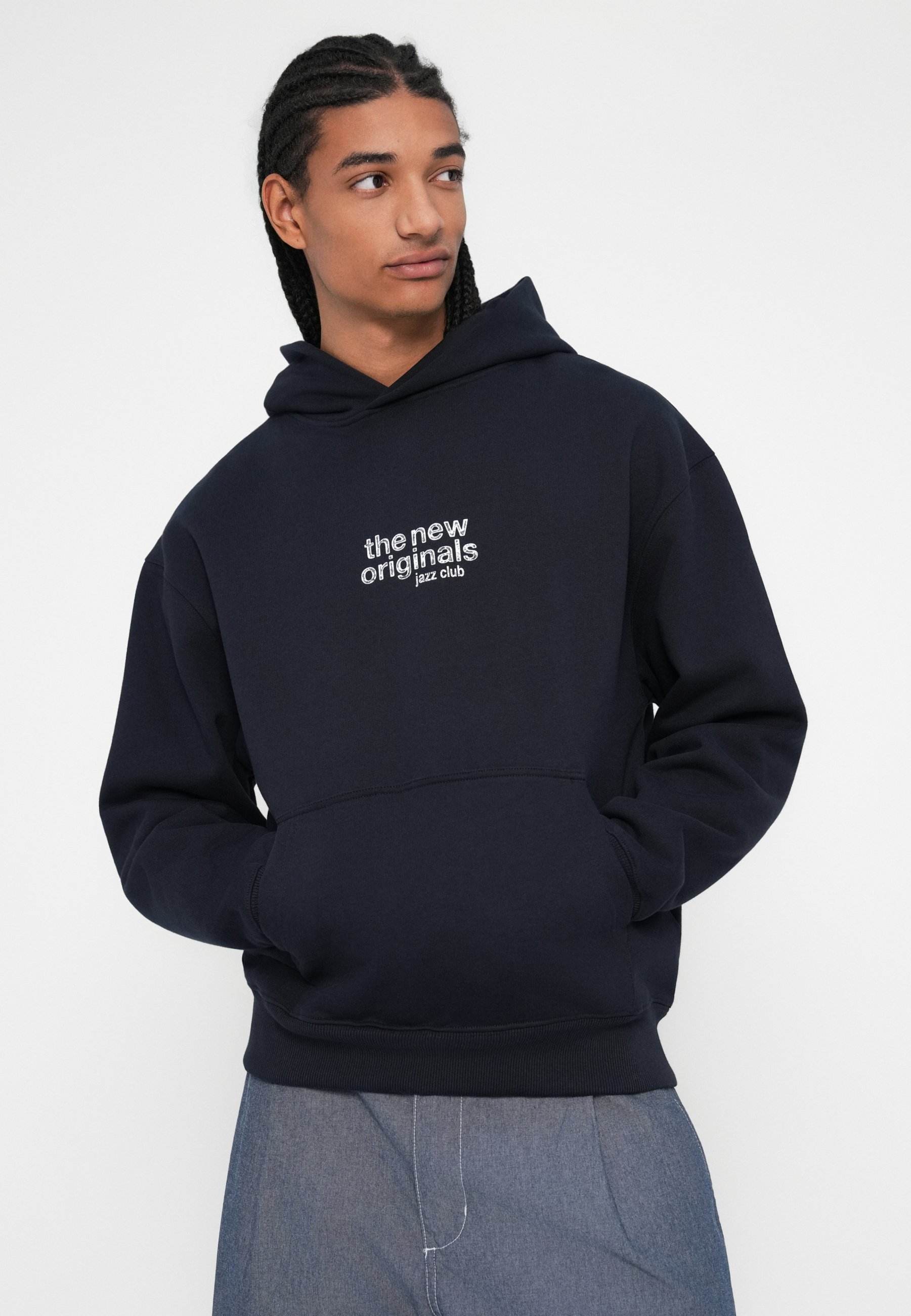 De New Originals JAZZ CLUB HOODIE - Sweatshirt - marineblauw