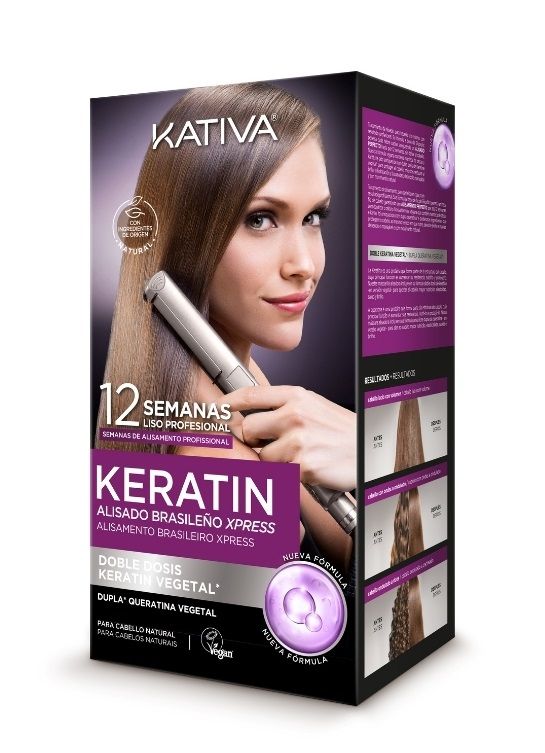 Veganski komplet za brazilsko glajenje las Xpress Double Keratin Frizerski tretmaji
