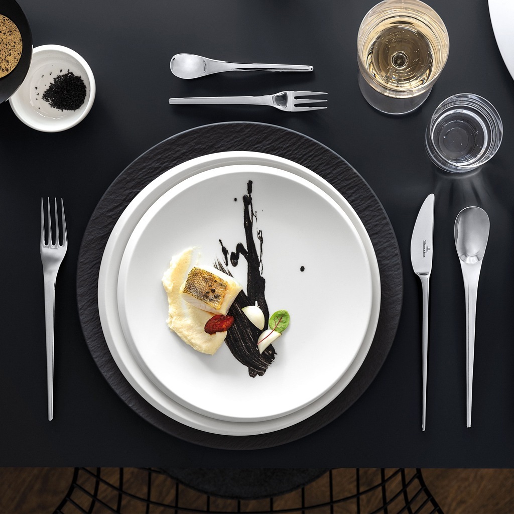 Villeroy & Boch galda piederumu komplekts, galda piederumu maciņš, 30 daļas, NewMoon – 1 daļa