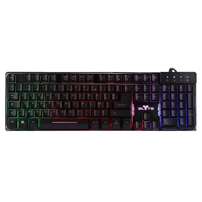 Gaming-Tastatur – TNB – KY-100 – Regenbogen-Hintergrundbeleuchtung – Anti-Ghosting – Kabelgebunden