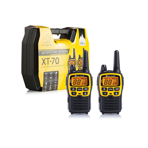 Stație walkie-talkie Midland XT70 Adventure Alcance 12 km