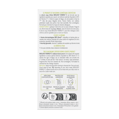 A-Derma Biology Energy C serumas Coup d'éclat Gaivus gelinis serumas Spinduliavimas Vitaminas C 30 ml 30 ml