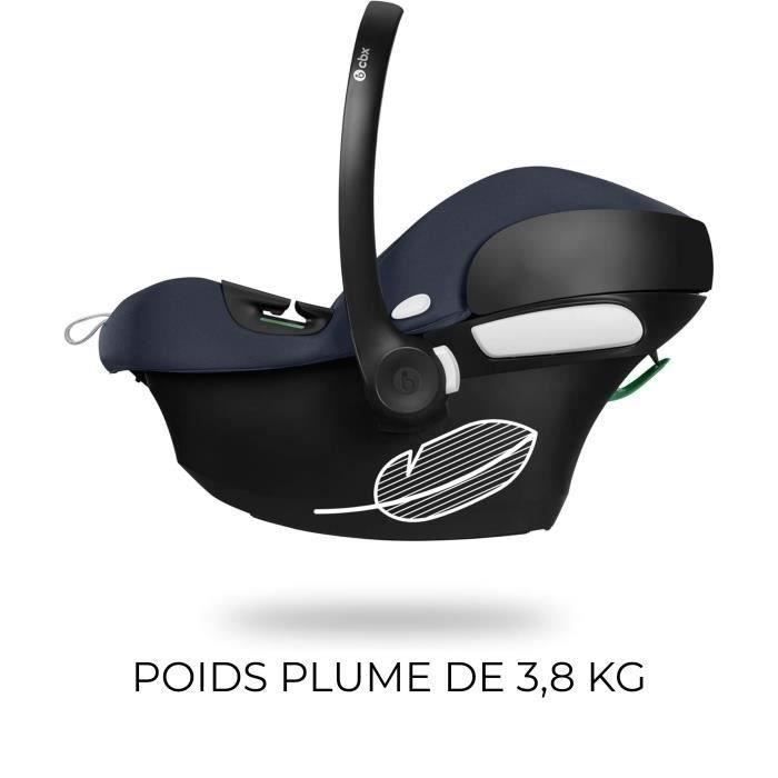 Silla de coche Aton B2 i-size Cbx de Cybex - 45 a 87 cm - desde el nacimiento hasta 13 kg - hasta 2 años - Base One incluida - Azul