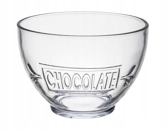 Miska salaterka przezroczysta na przekąski 680 ml 12,7x9 cm