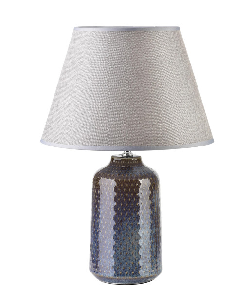 Lampa stołowa LETI GREY 12x12x45cm