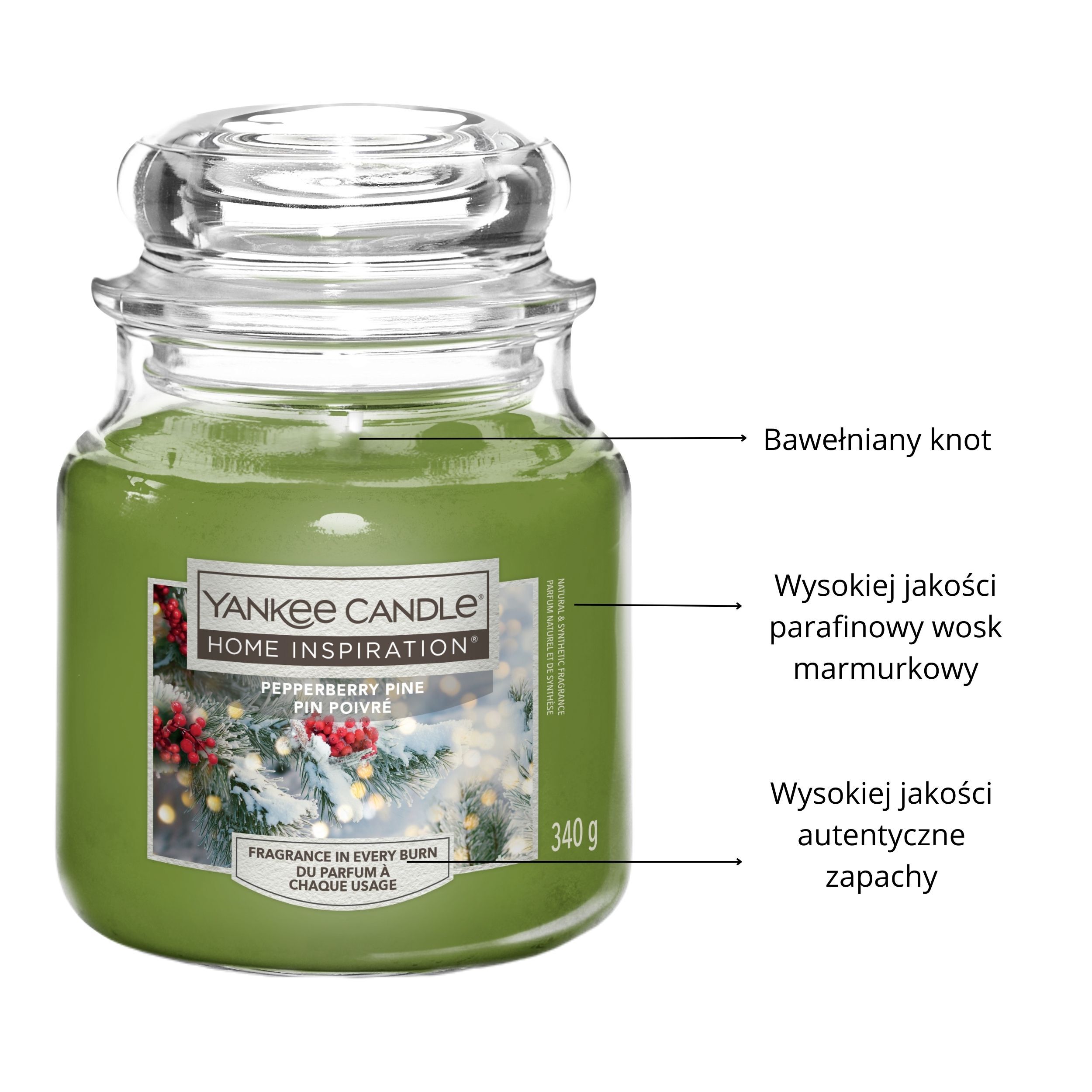 Yankee Candle Hjem Inspiration Peberberry Pine