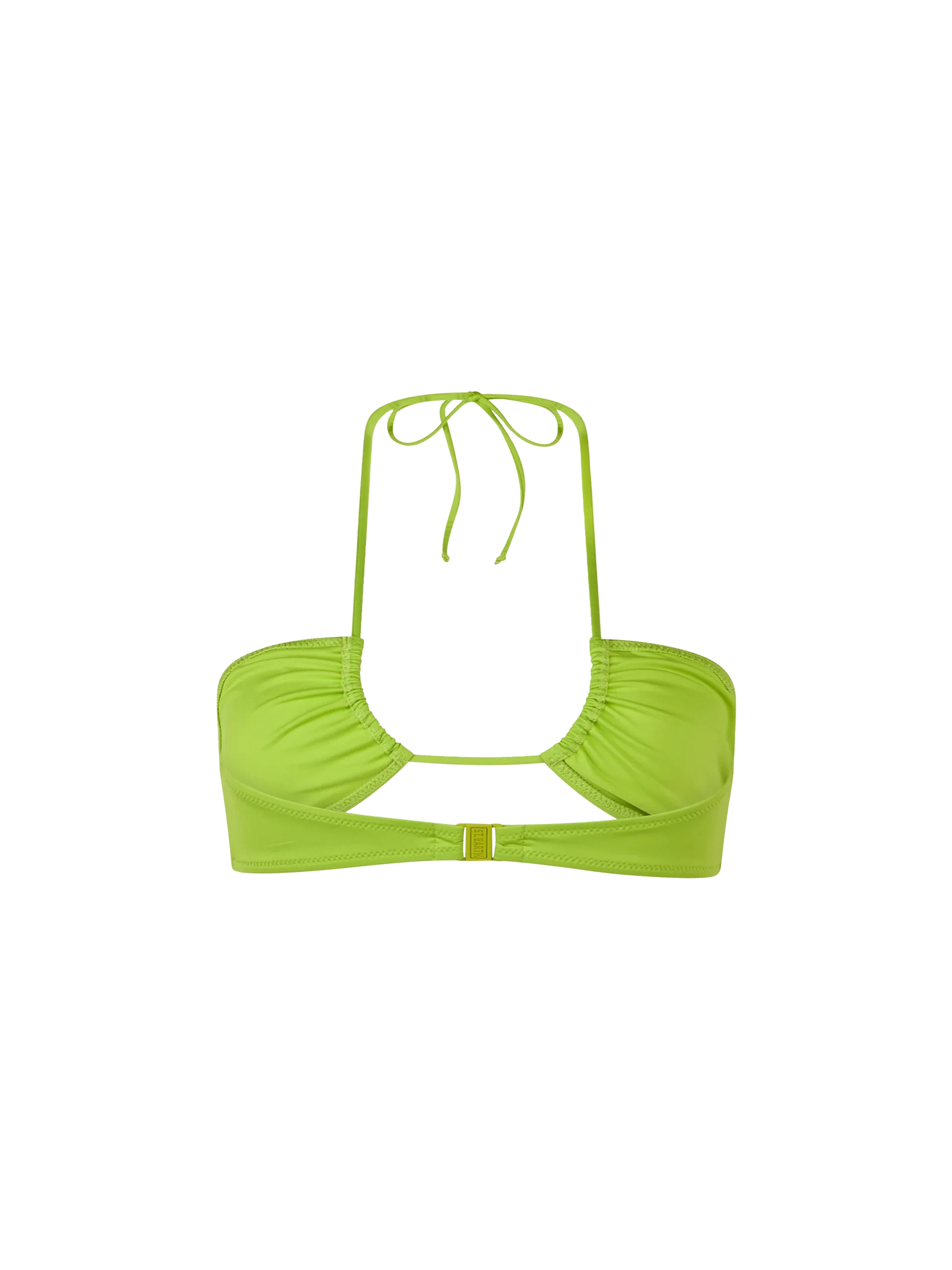 haut de maillot de bain bandeau vert citron Dahlia