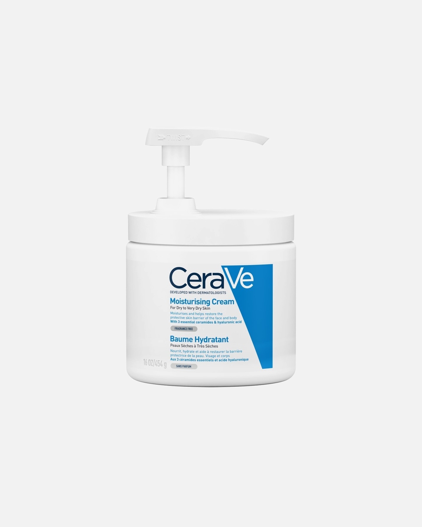 CeraVe kūno kremas drėkinamasis kremas - 454 g