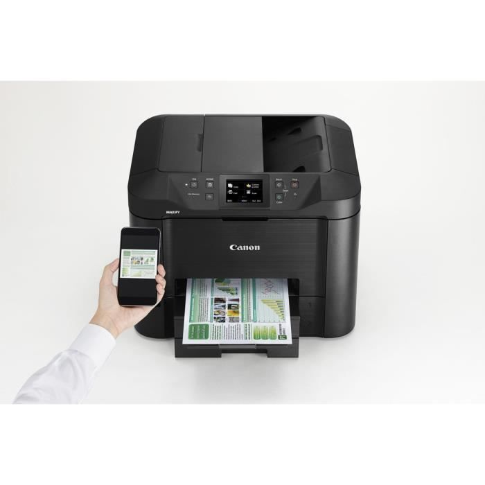 Imprimantes jet d’encre et laser Canon Maxify MB5450 Imprimante Multifonction Jet d'encre, 24 ipm en Blanc et Noir, 15,5 25199