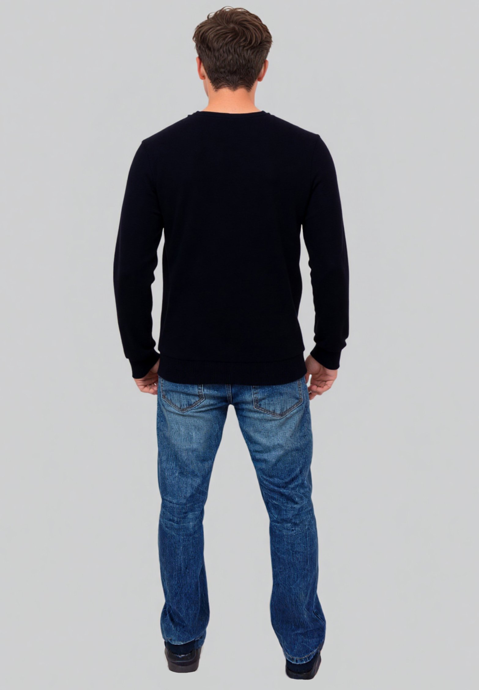 Maglione US Polo Assn. con scollo a V - nero