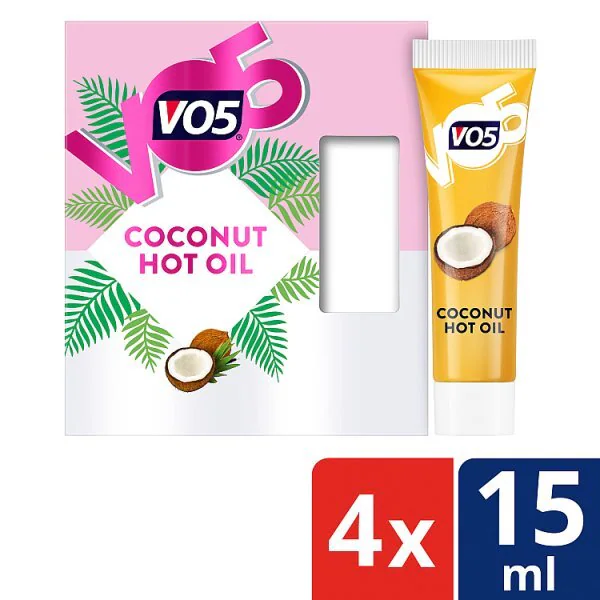 VO5 Výživný kokosový horký olej 15ml 4 balení