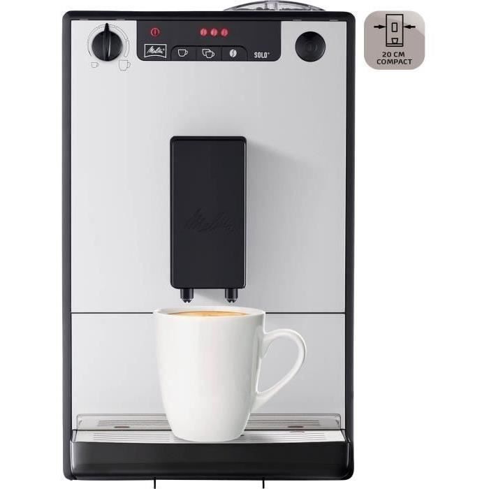 Machine à Café broyeur à Grain MELITTA Solo - Pure Silver