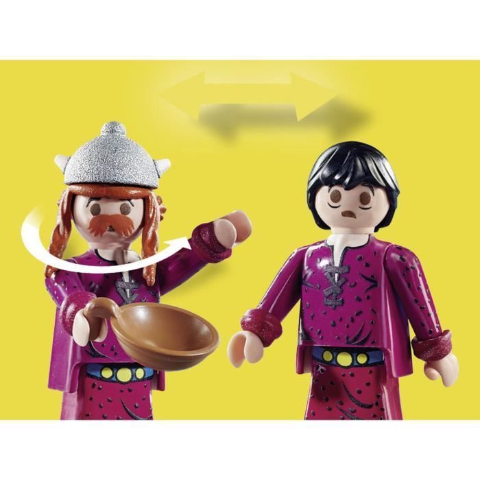 PLAYMOBIL 70933 Panoramix and Magic Potion Cauldron, Asterix, Adult and Child, Ages 5+
