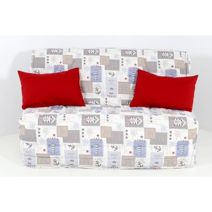 Gesteppter BZ-Sofabezug 140x190 cm mit Meeresmotiv