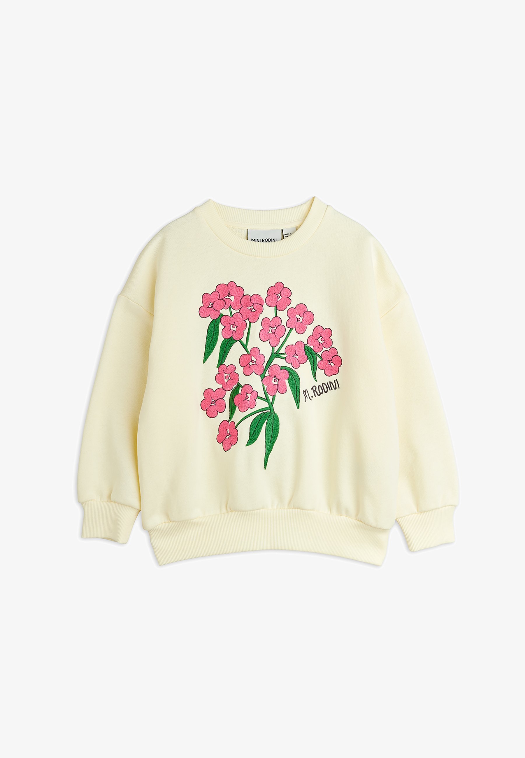 Mini Rodini ALPINE FLOWERS UNISEX - Sweatshirt - gebroken wit