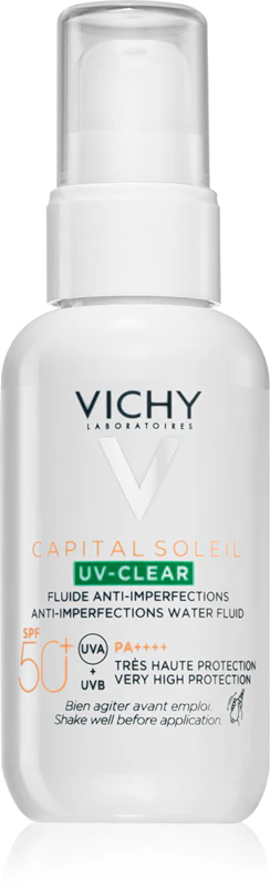 Vichy Capital Soleil UV-Clear protivrásková kúra pre mastnú pleť so sklonom k akné