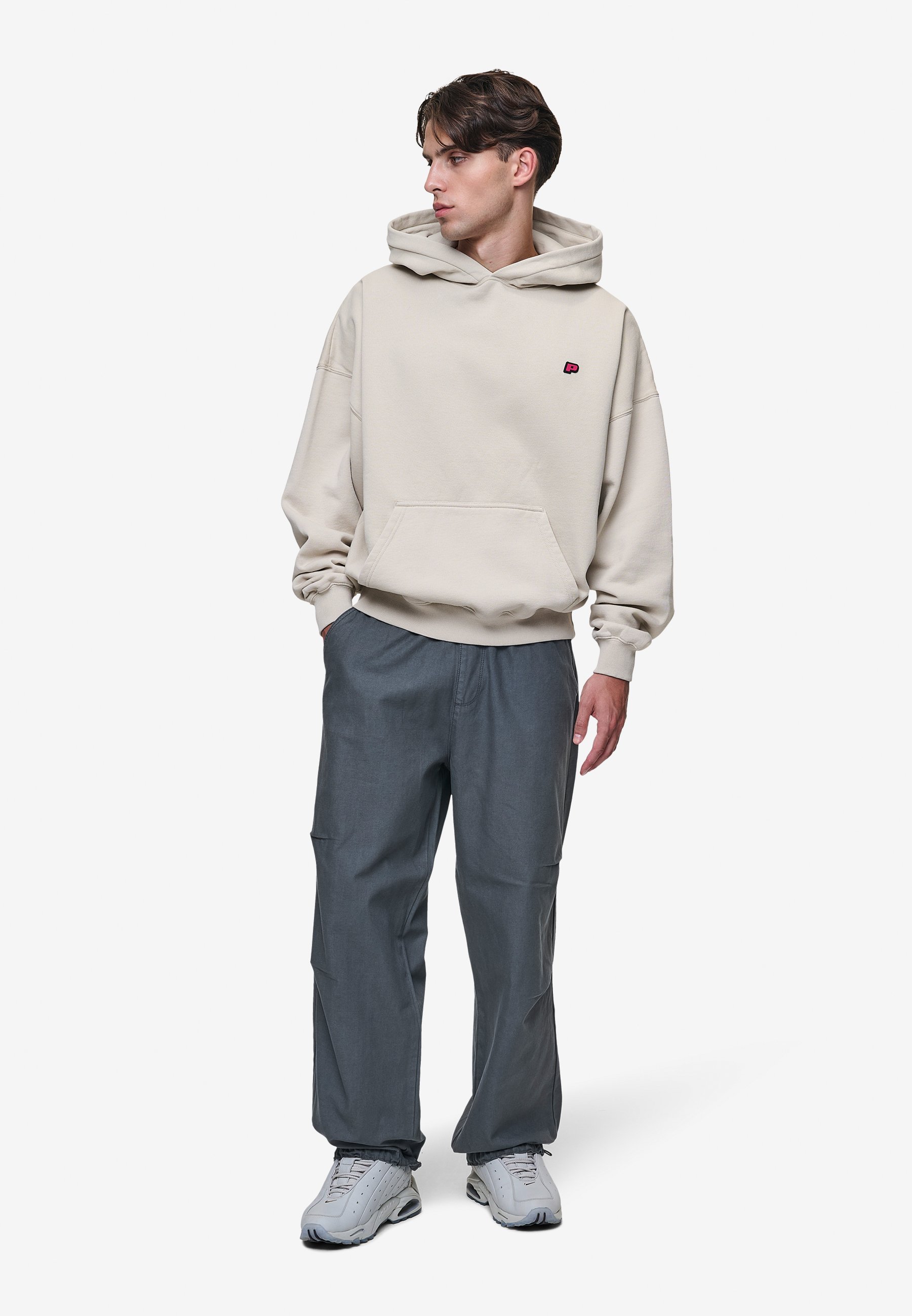 Pegador ASHTON PARACHUTE PANTS - Kalhoty - šedé