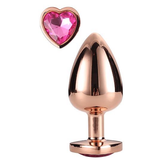 Dream Toys Gleaming Love Rose Gold Plug