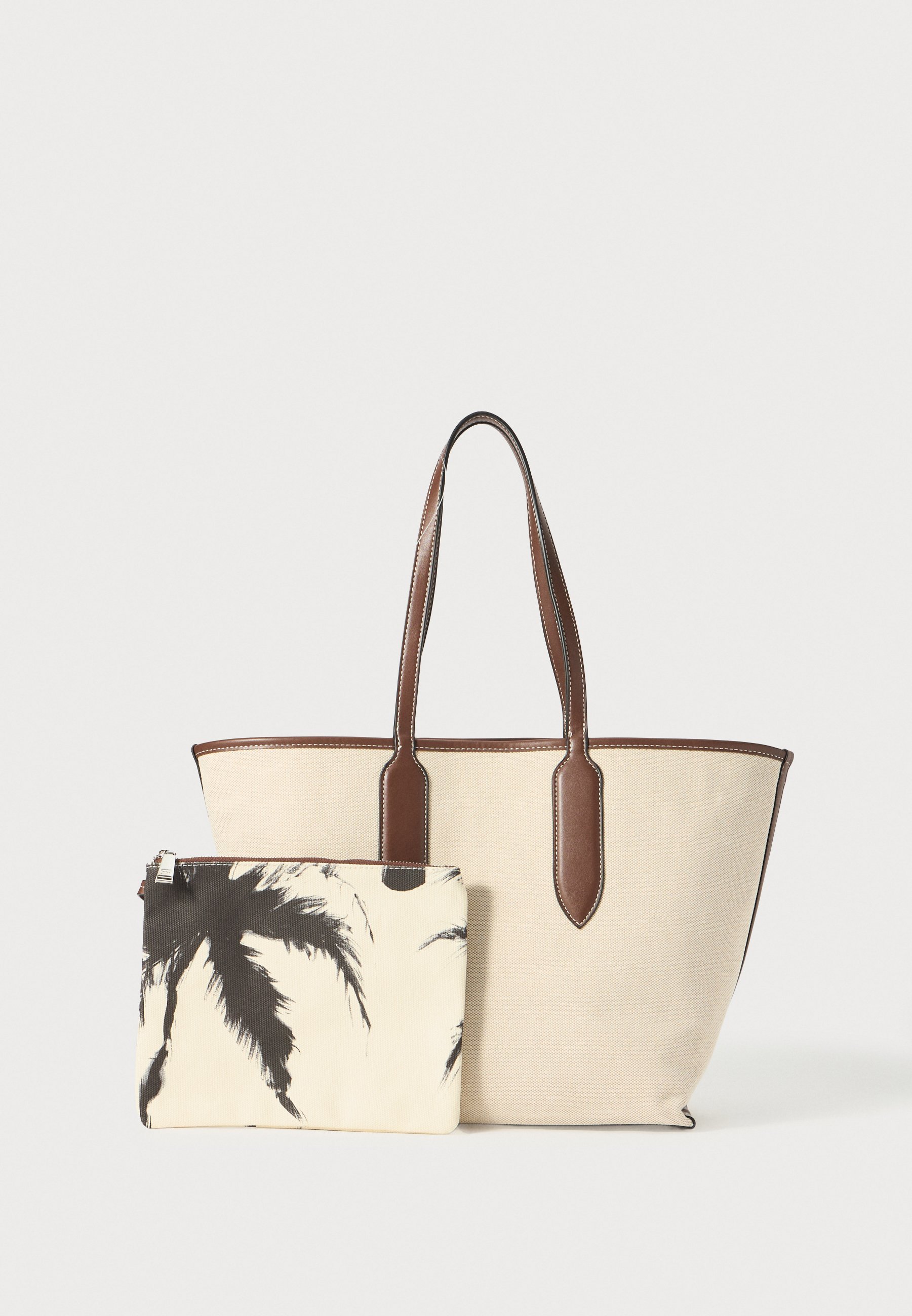 SOMETIMS SHOPPER COINS 1 - Håndveske - ecru