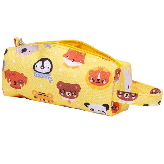 A Little Lovely Company | Children's School and Leisure Pencil Case, Yellow - One Size