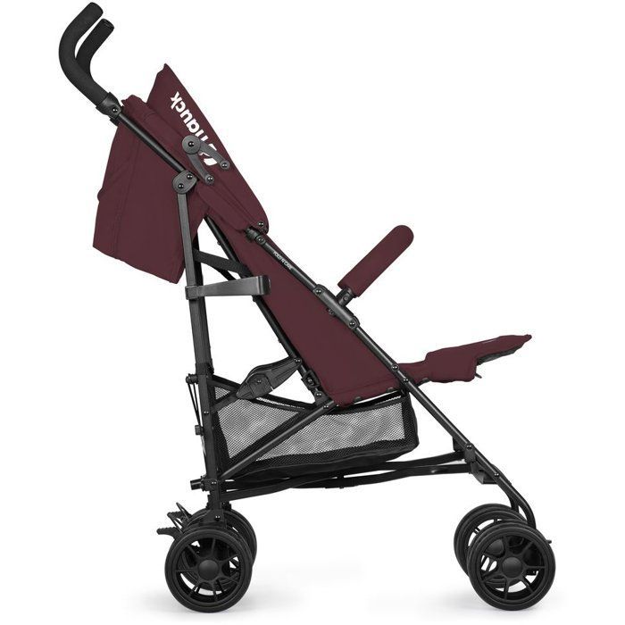HAUCK - Passeggino con bastone - Pieghevole e pieghevole - 4 ruote - Blackberry
