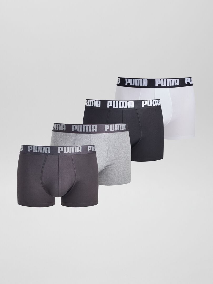Bokserki „Puma” – zestaw 4 sztuk – BIAŁE