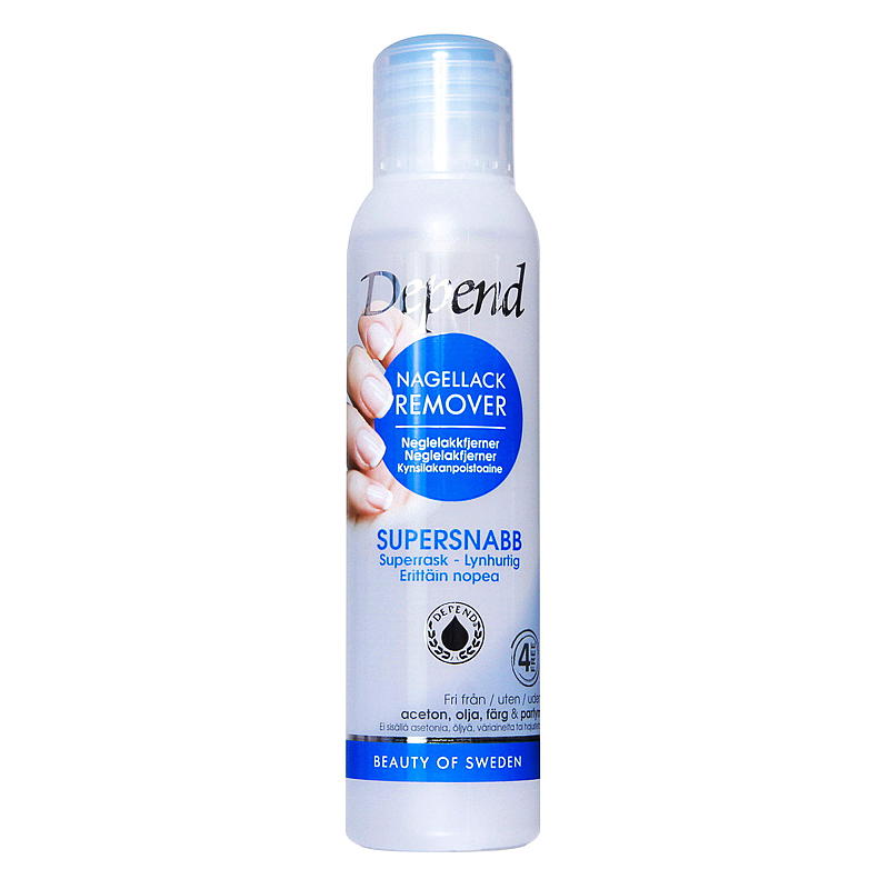 Depend solvente per smalto per unghie 100 ml blu Depend