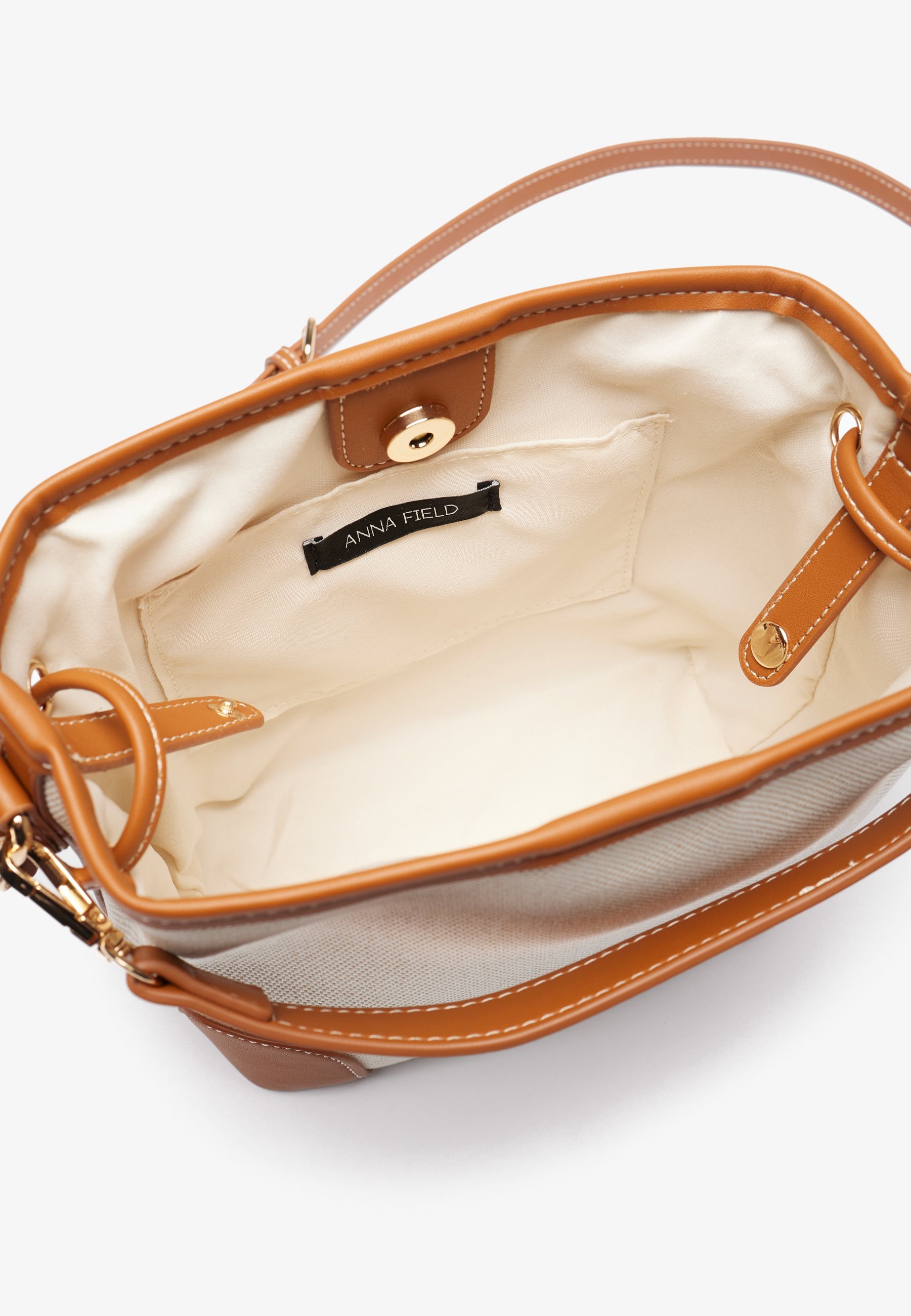 Anna Field handtas - beige/cognac
