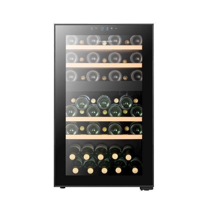 CEPAGE52DZF – Wijnkelder – Climadiff – 52 flessen – 2 zones – 49,5 × 59,9 × 83,5 cm – Klasse F – 37 dB