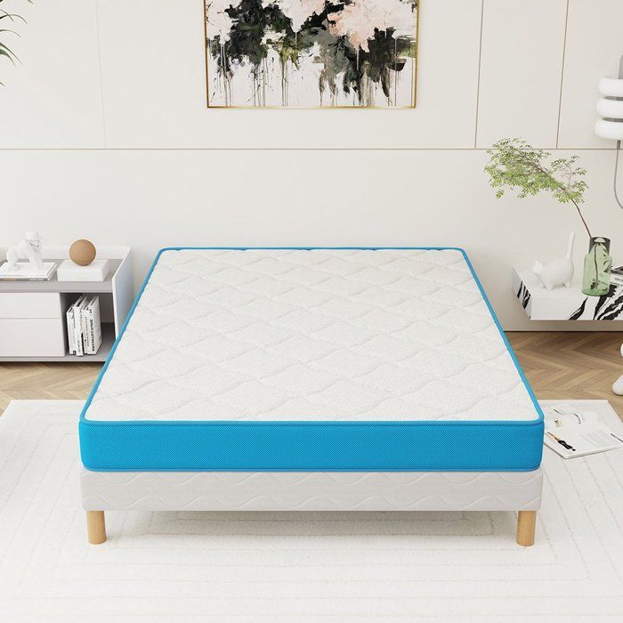 Base de cama y colchón Fresh Memory de 160x200 cm – Altura 15 cm