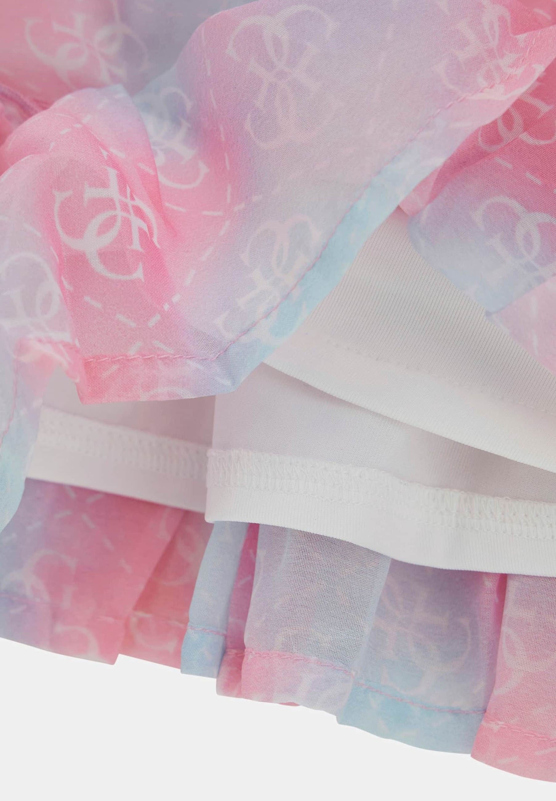 Guess denim jurk - blauw roze