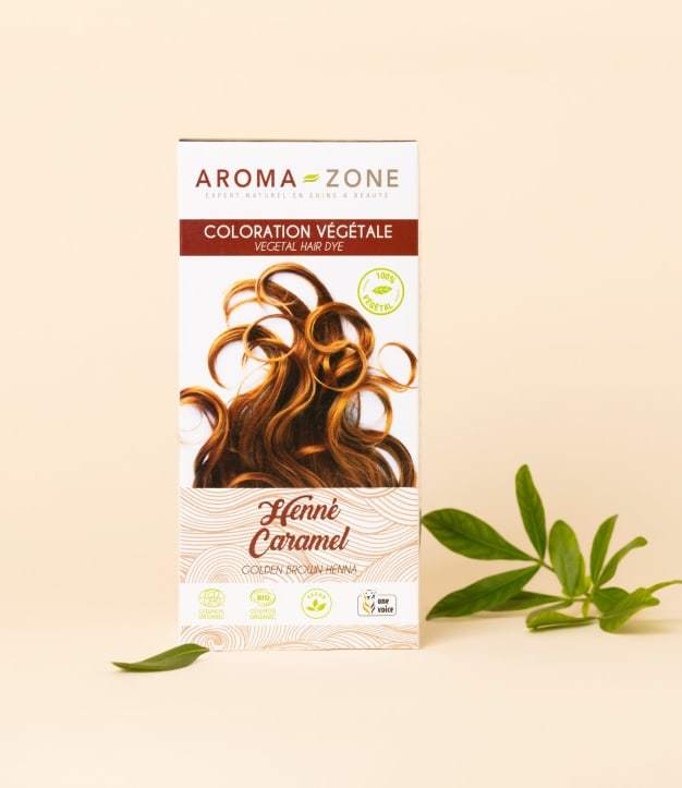 Organikus karamell henna - növényi alapú hajfesték