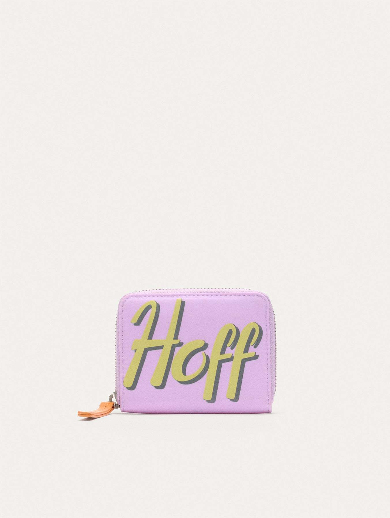 CARTERA NYLON LOGO LILA